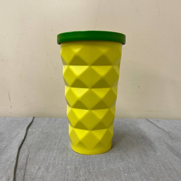 Starbucks Hawaii Pineapple Coffee and Tea Tumbler Cold Metal Cup 16 oz NO STRAW! - Picture 5 of 11
